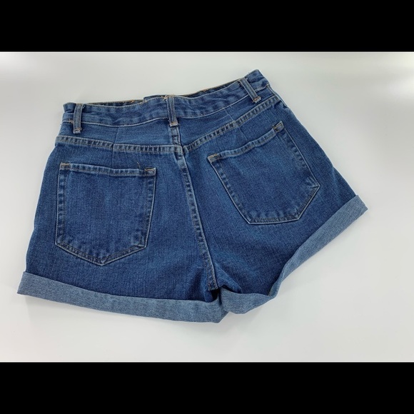 Forever 21 button fly hi rise jeans shorts size 29 - Picture 2 of 3